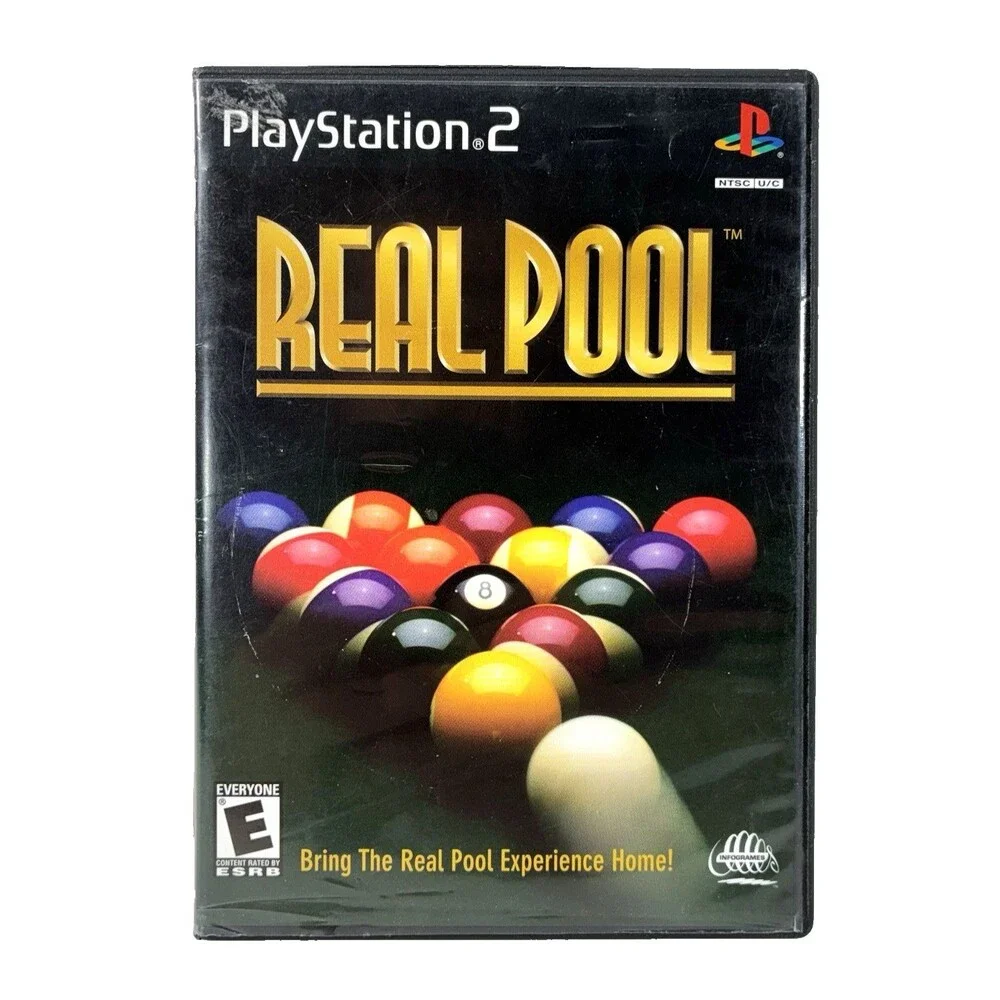 Real Pool Sony PlayStation 2 Vintage 2000 Complete with Manual Tested